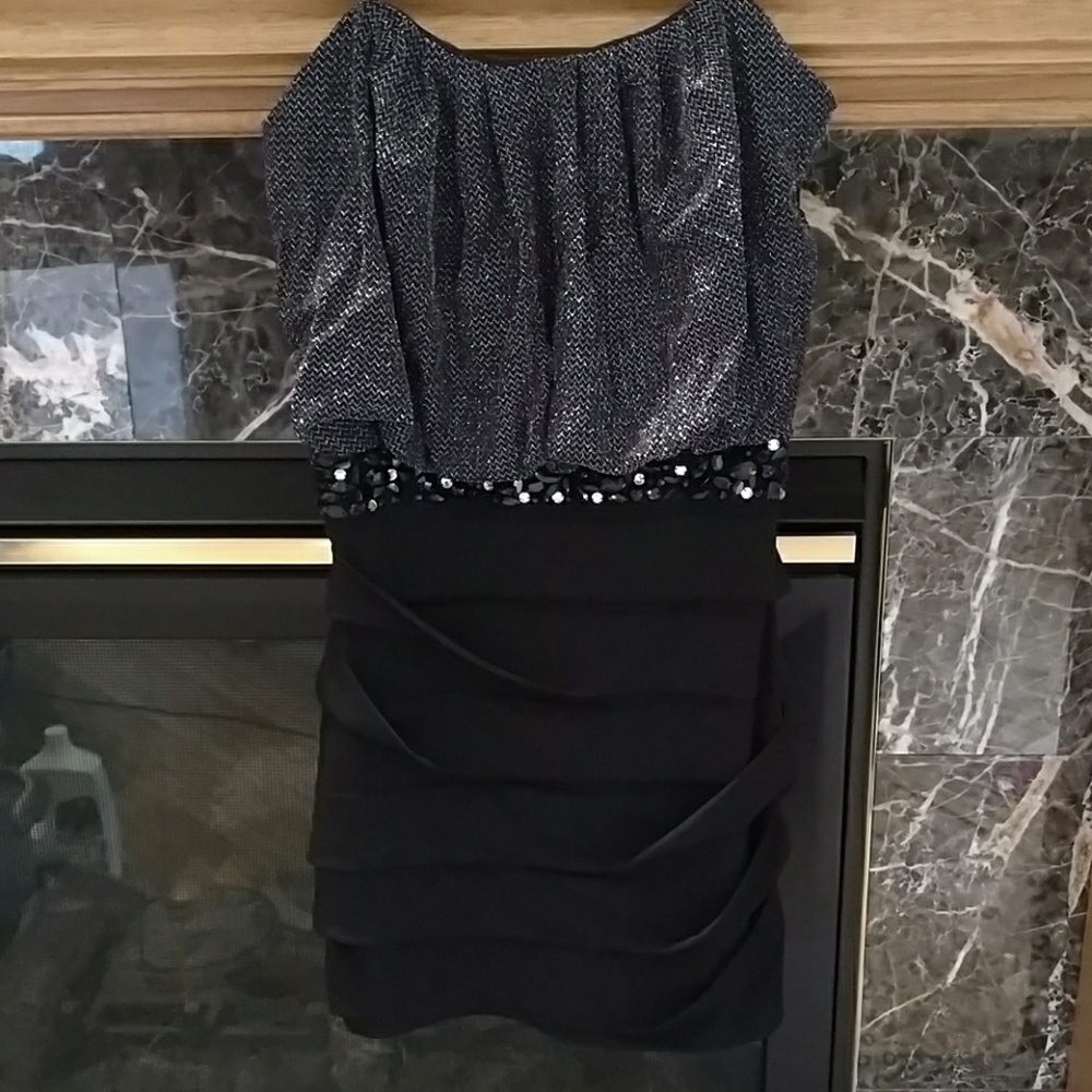 Black Strapless Dress